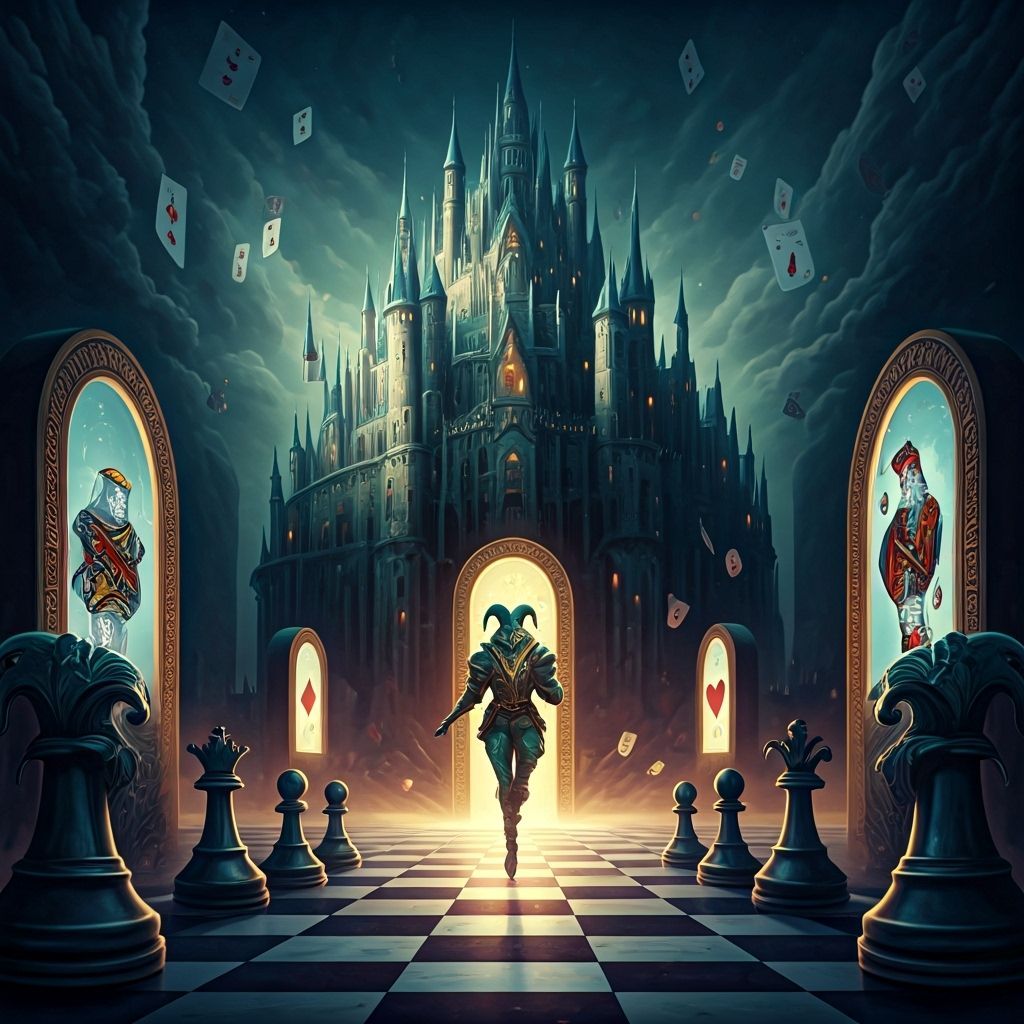 Magical Playing Card Kingdom in Floating Castle