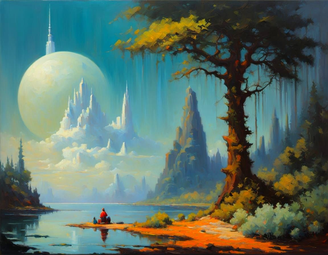 Contemplative Art Featuring Lost Concepts