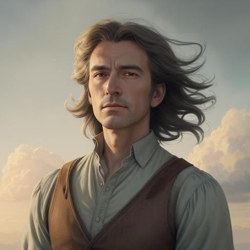 Garnerin's Historic Hot Air Balloon Jump: Watercolor Concept...