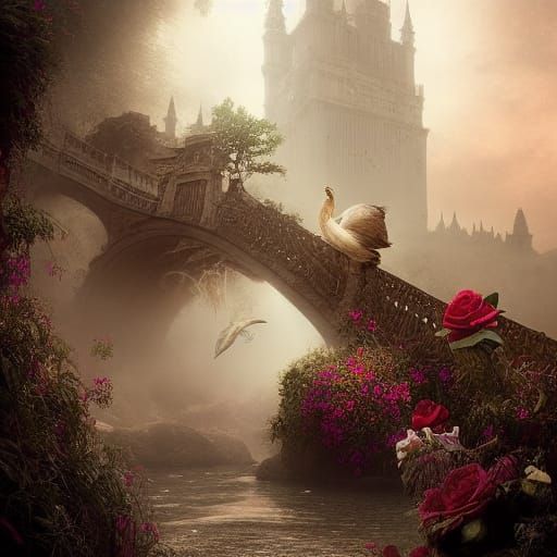 Luz Noceda and Amity Blight Kiss: Digital Matte Painting