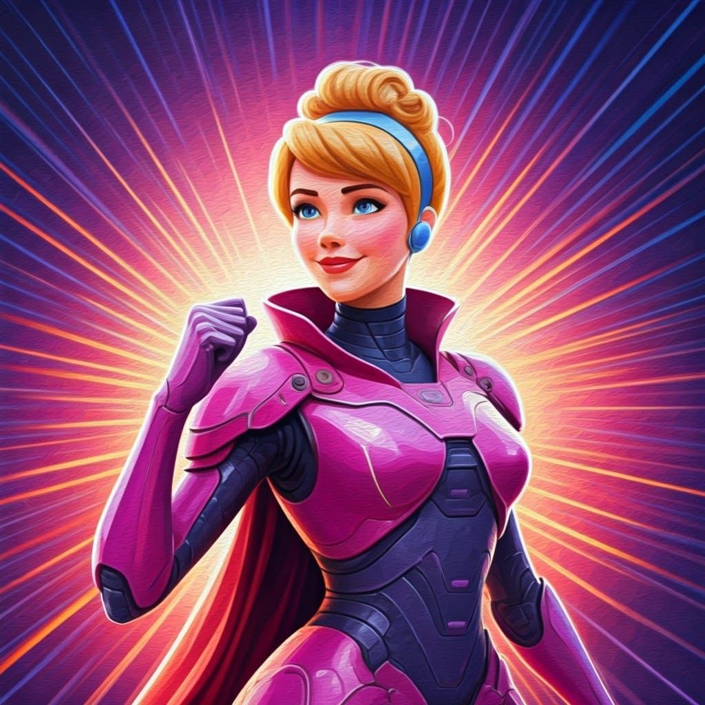 Cinderella as Superhero in San Fransokyo