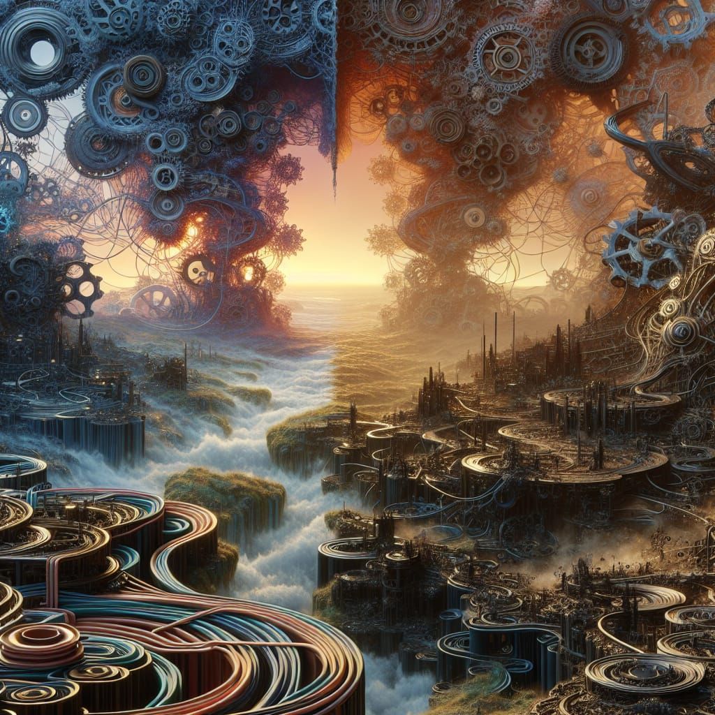 Navigating Software Complexity: A Fantastical Matte Painting
