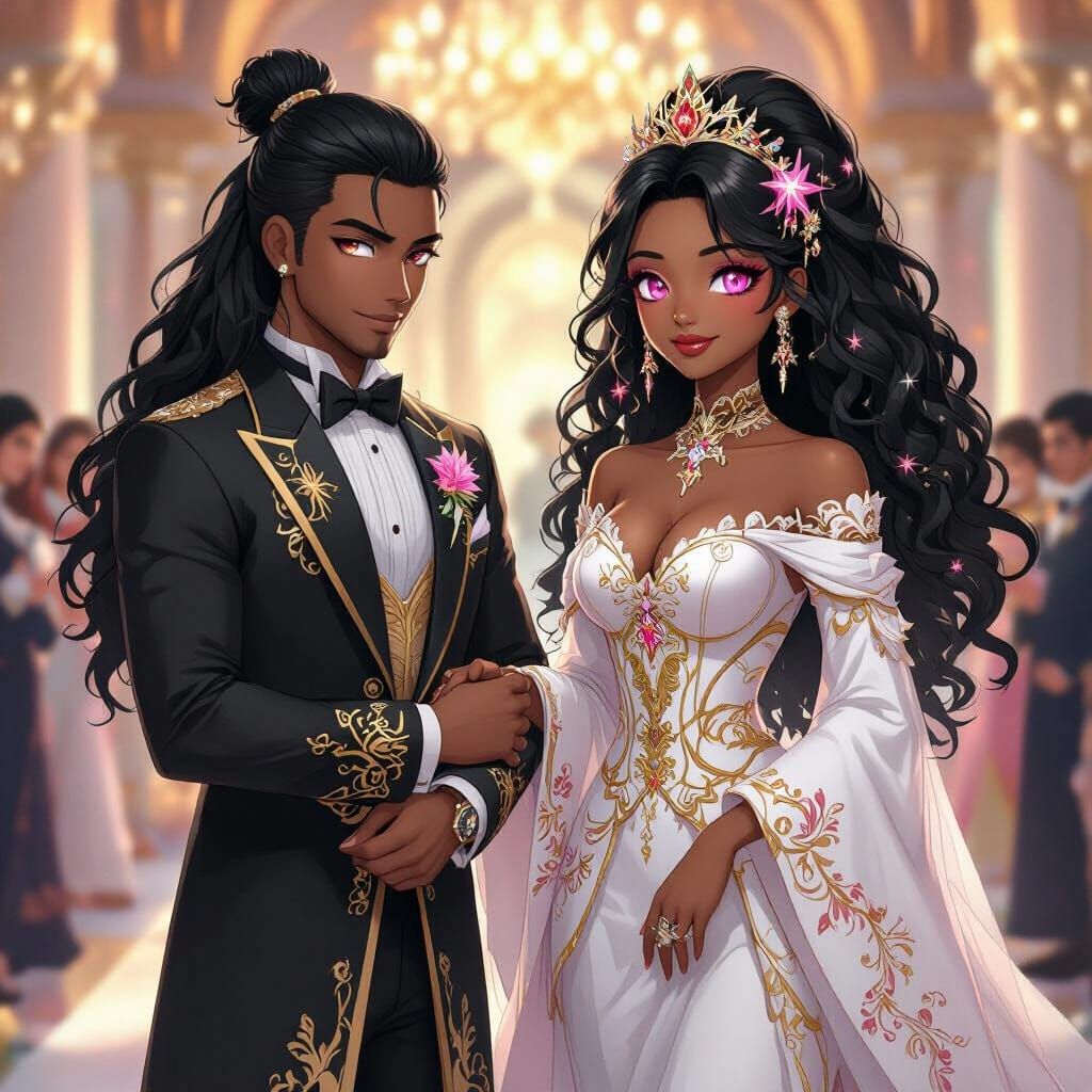 Empress Wedding in Donghua Anime Style