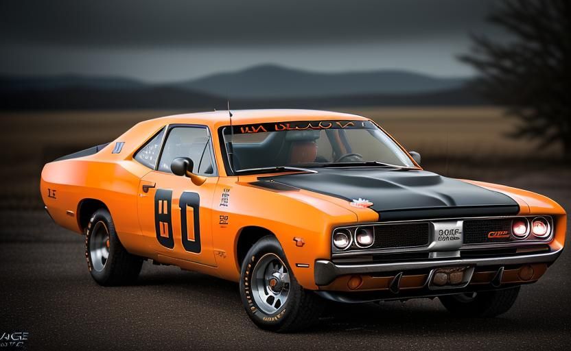Dukes of Hazzard General Lee Car in Photography