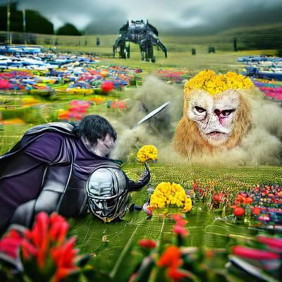 Ecthelion's Victory Over Gothmog in Flower Field