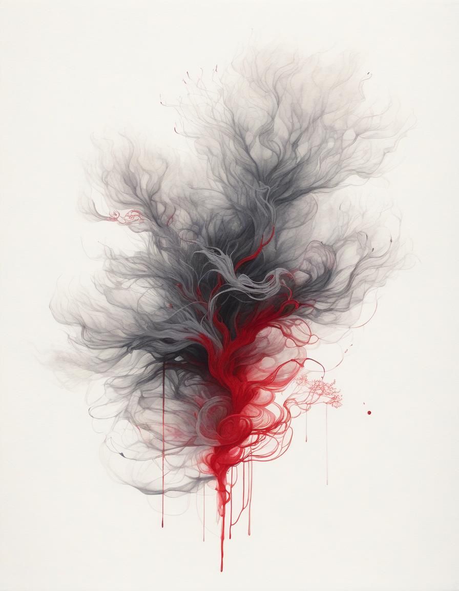 Ethereal Minimalist Drawing of Jane Jay