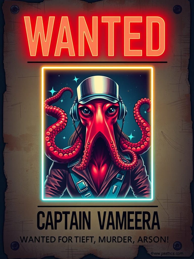 Sci-Fi Wanted Poster 11