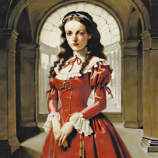 Mythical and Whimsical Ethereal Scene