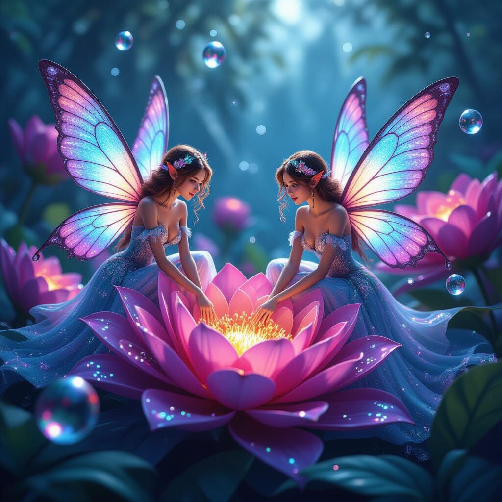 Fairies 🧚‍♀️ and Dewdrops 💧