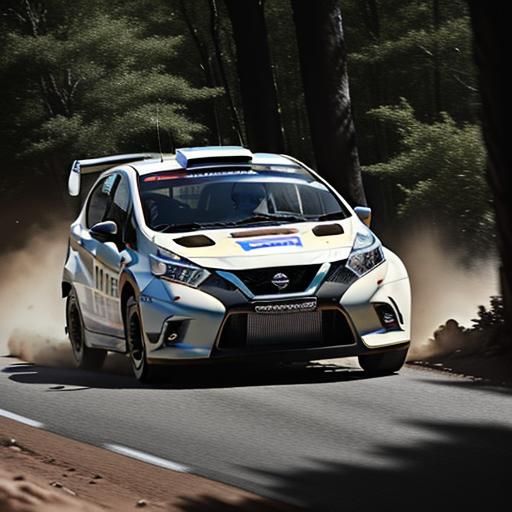 Nissan note rally car