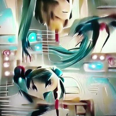 Hatsune Miku Anime Style