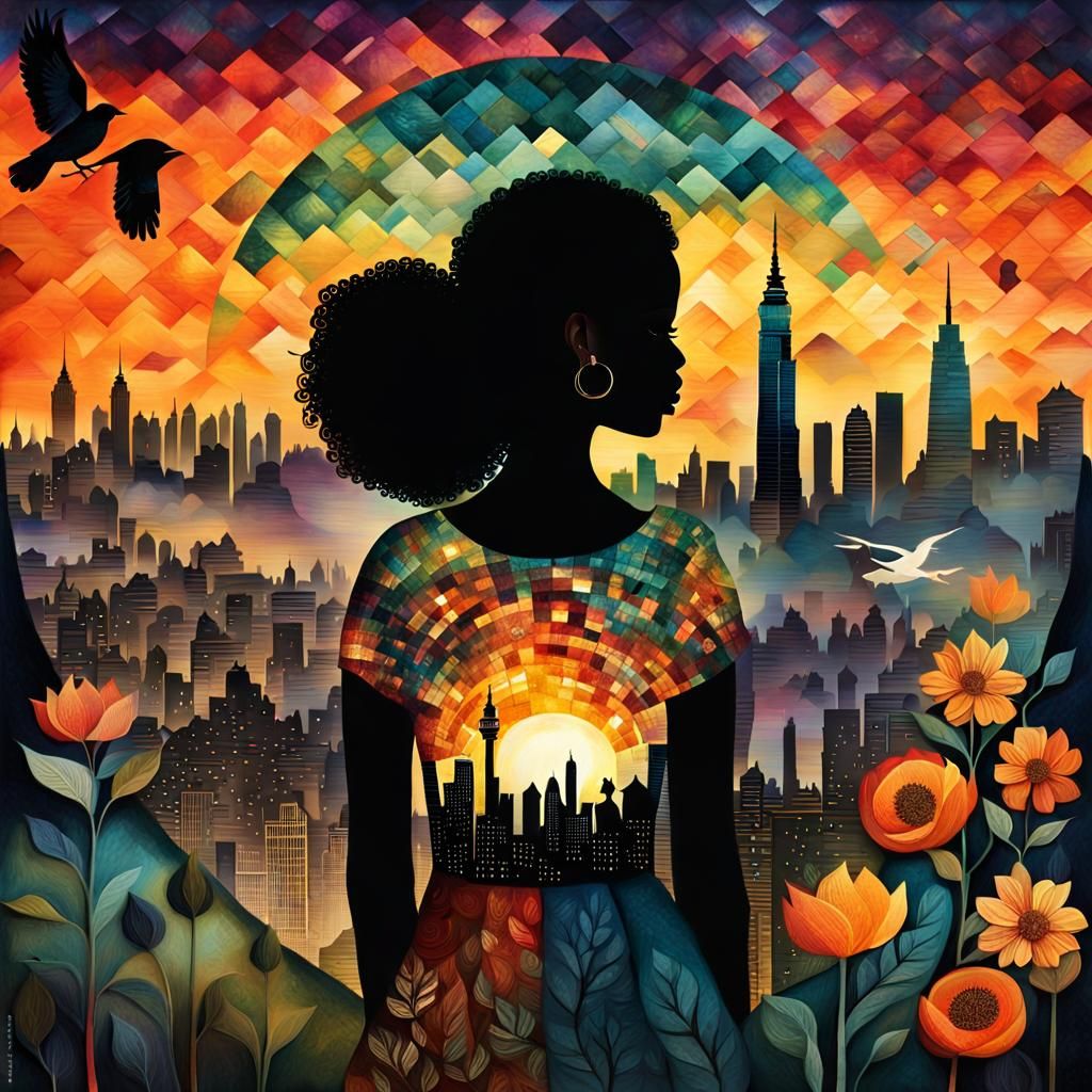 Inspirational Collage of Quotes and Images in Surreal Photog...