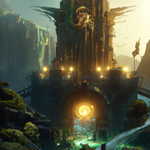 Arcane Concept Art in Unreal Engine 5