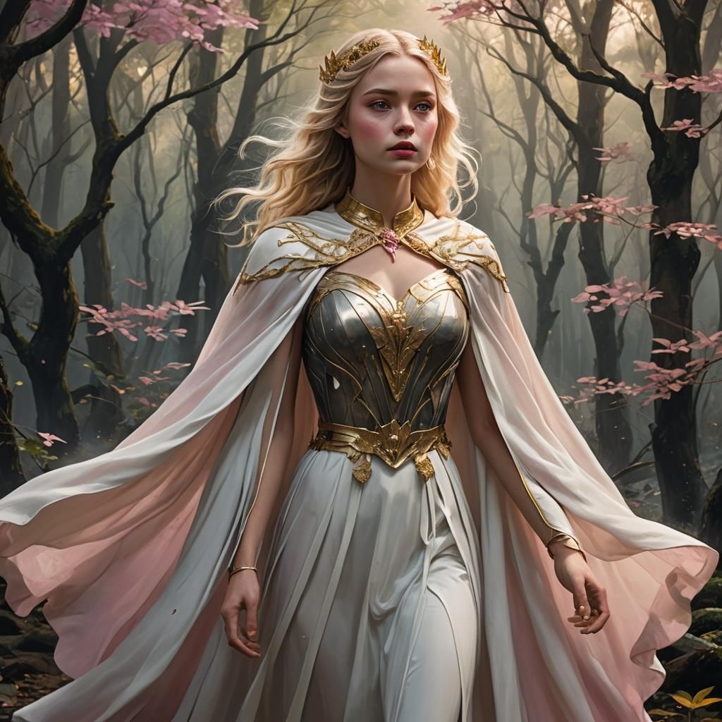 Queen in Dark Forest Fantasy Concept Art