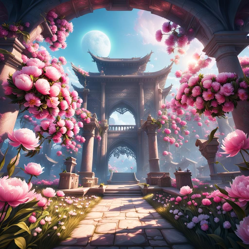 Epic Spring Gaming Worlds with Gamer Girl