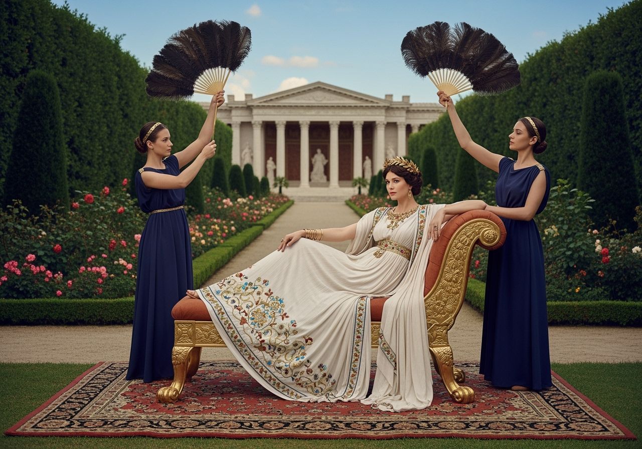 Empress Messalina Lounges in Imperial Palace Gardens