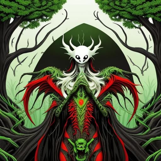 Ghost Lost in Thought: A Surreal Psychedelic Creation