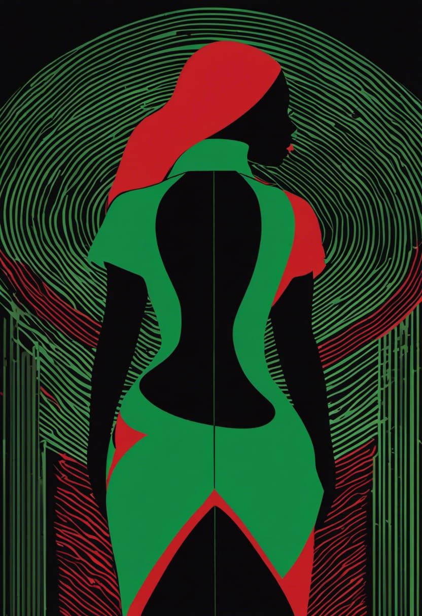 Hourglass Silhouette in A Tribe Called Quest Style
