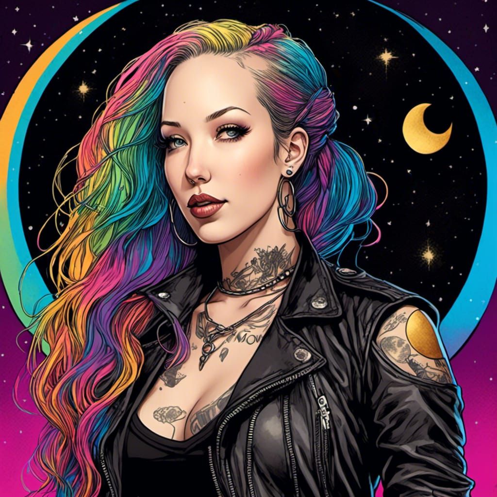 Fae Woman in Forest: High Fantasy Illustration