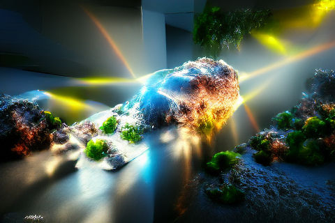 Abstract Edge Illustration