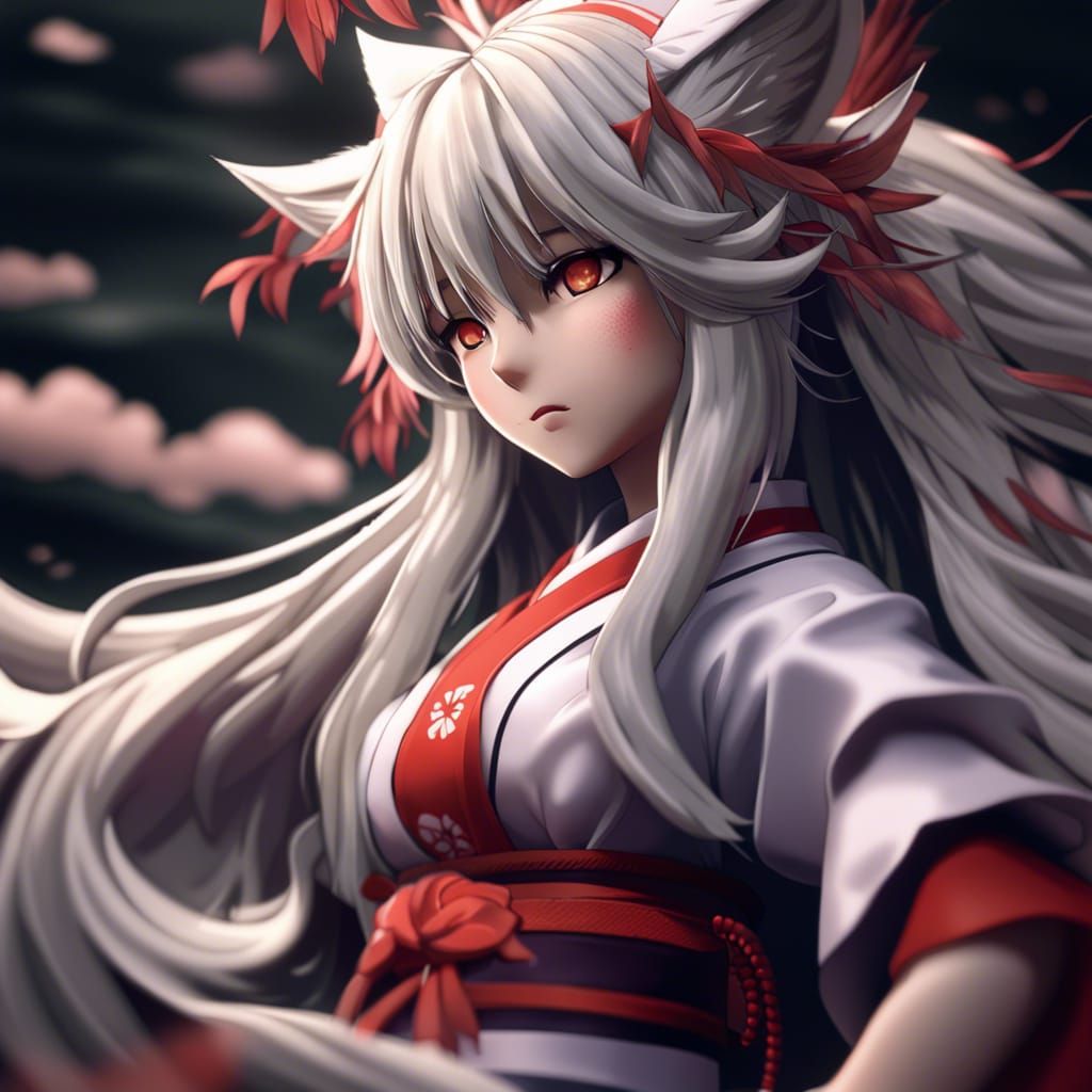 Hyperrealistic Image of Ran Yakumo from Touhou Project