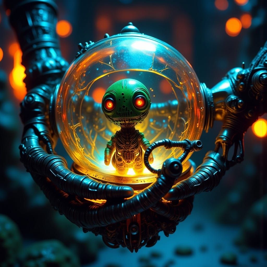 Beyond the Stars: The Alien Orb and Its Intriguing Inhabitant