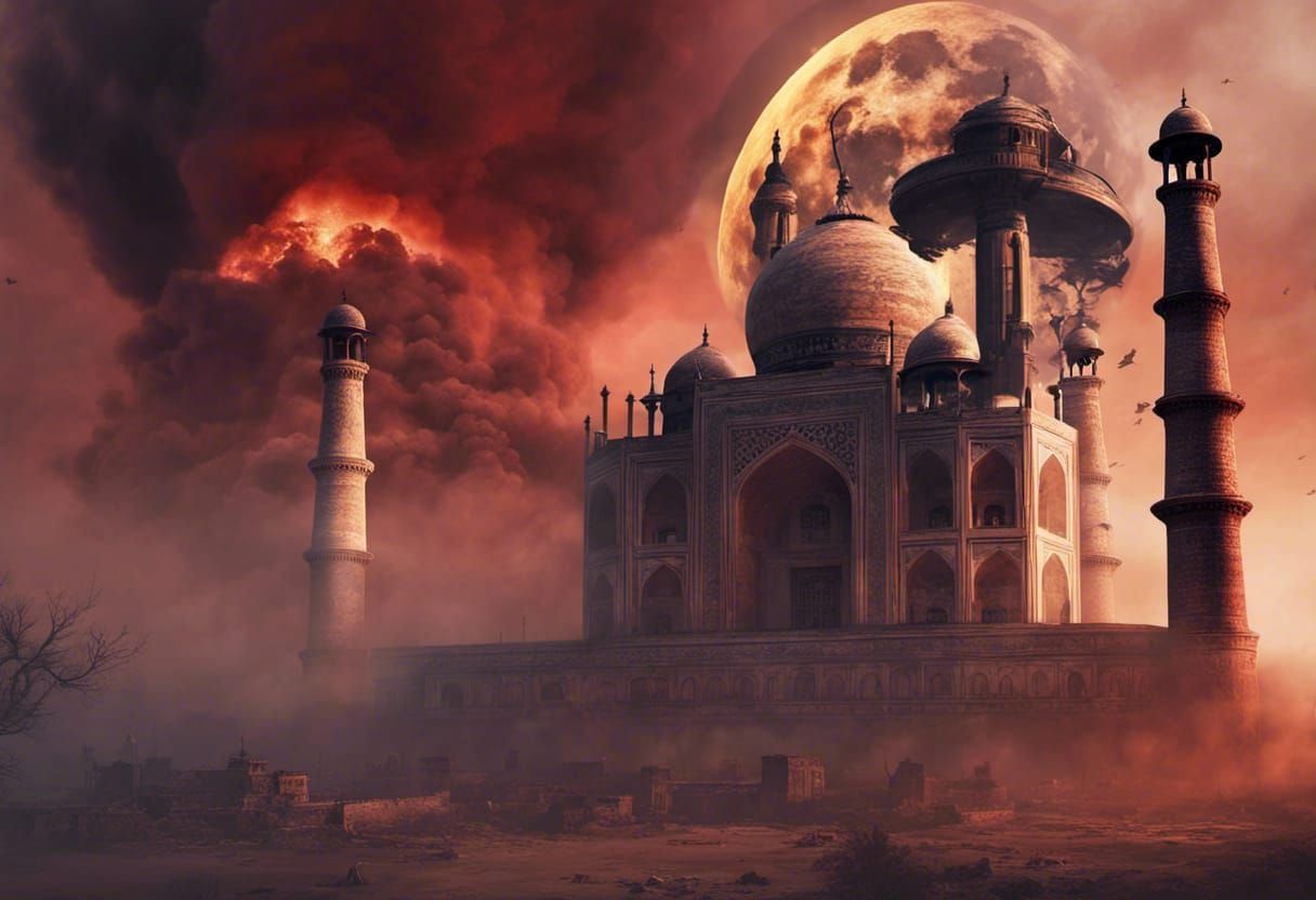 Post-Apocalyptic Taj Mahal