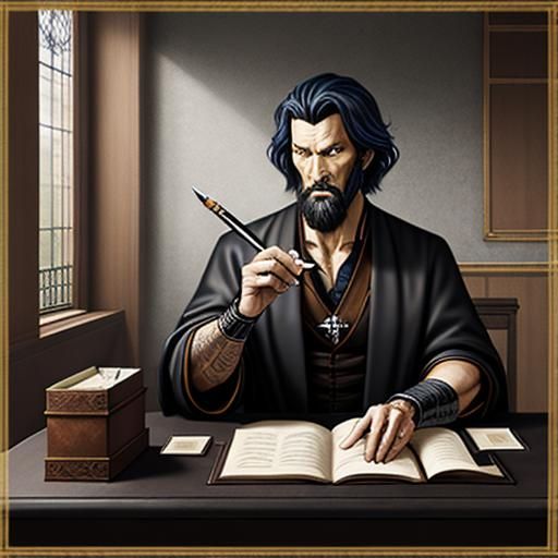 the "Sin Scribe" concept.