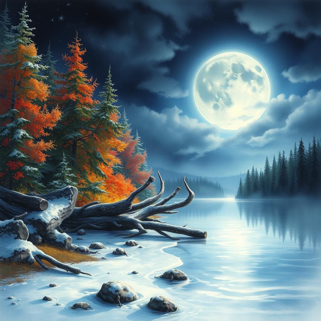 Watercolor Fantasy: End of Summer's Chill