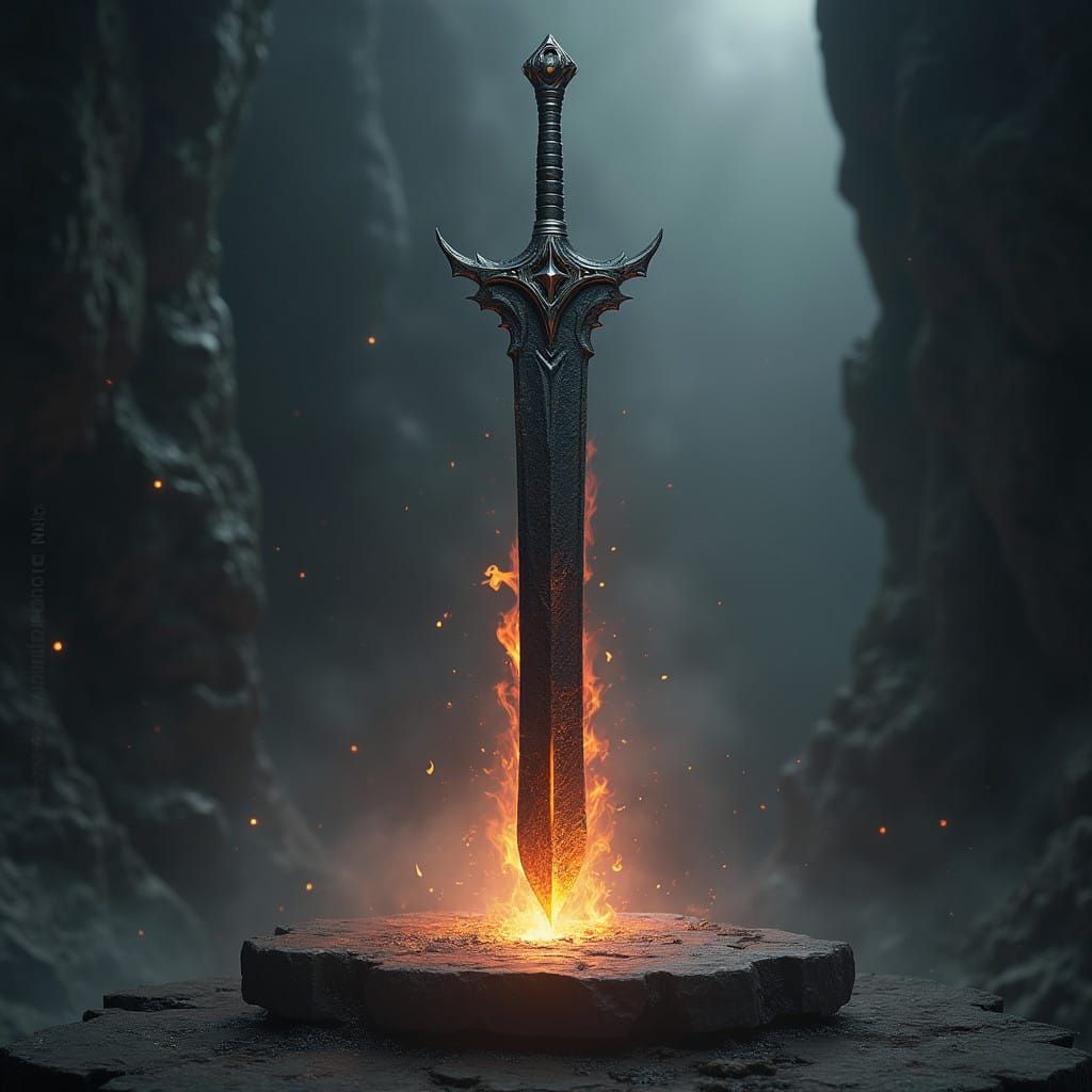 Ethereal Blade of Dark Divinity