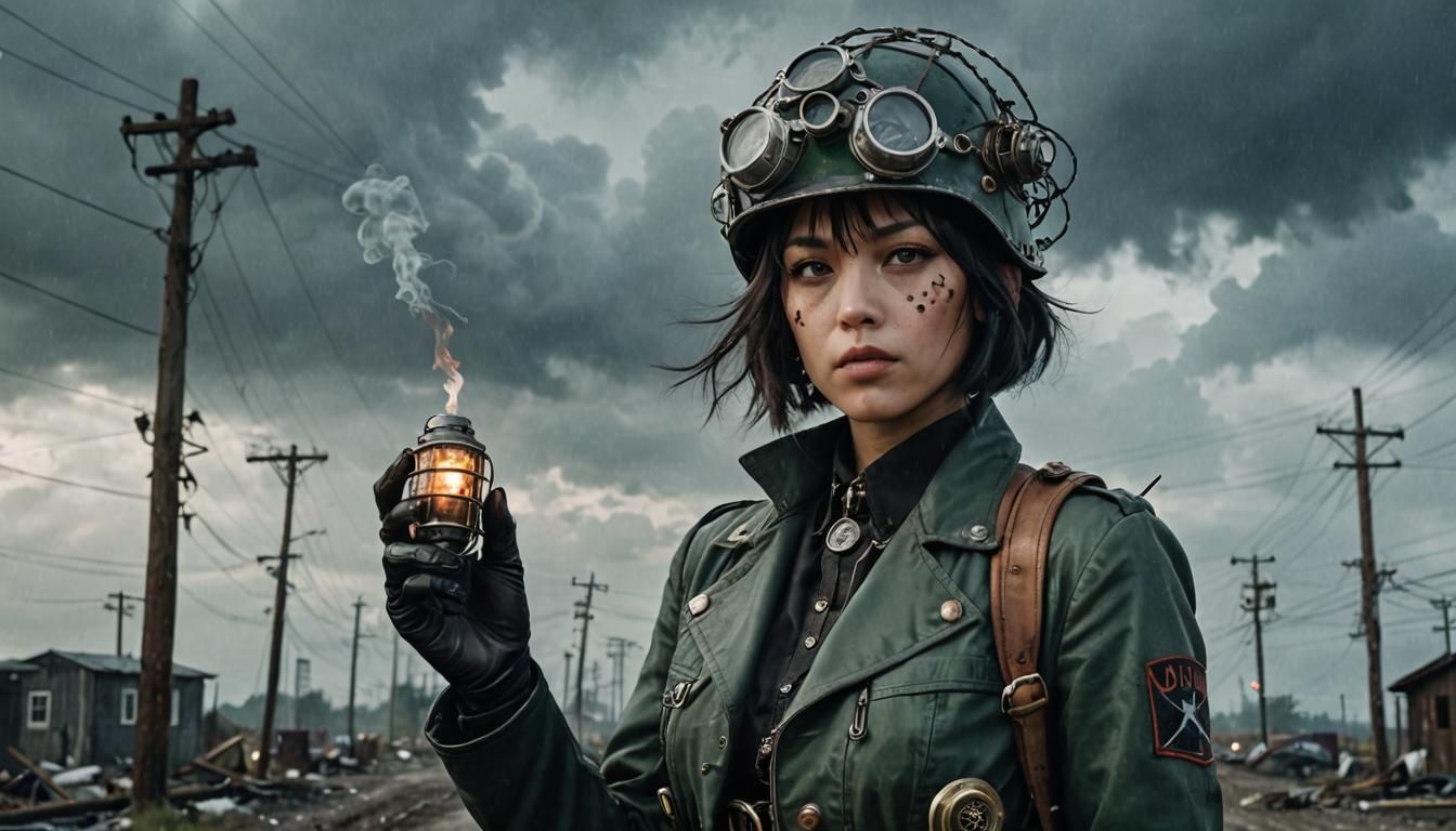 Juuzou Inui holding Dieselpunk Grenade