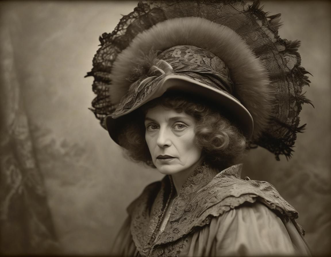 Feathered Crone in Ridiculous Hat: Classical Glamour