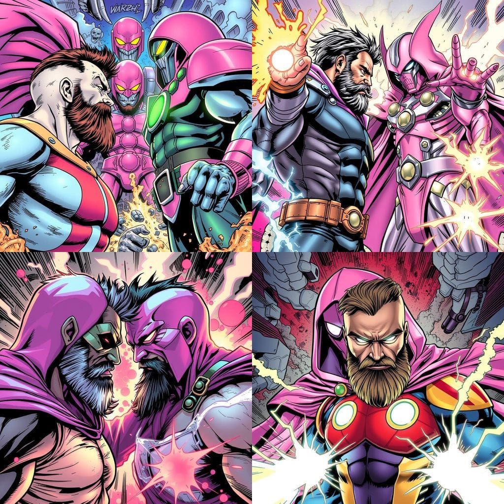Epic Comic Battle: Man vs. Pink Doctor Doom