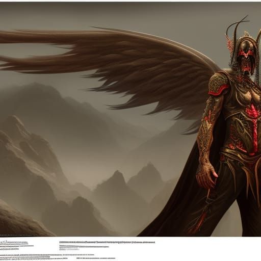 Angel of Death: Detailed Matte Painting