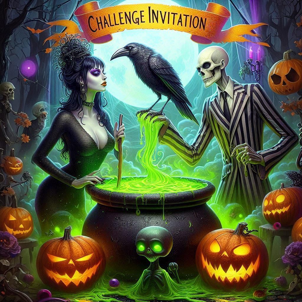 Challenge invitation "Halloween is the way of life" - 6 spoo...