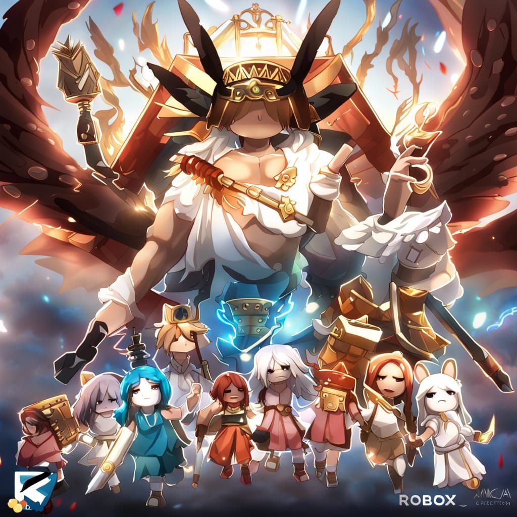 Roblox GFX: Greek Mythology in Anime Style