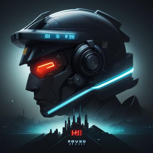 Ukiyo-e Cat Hacker in VR Headset