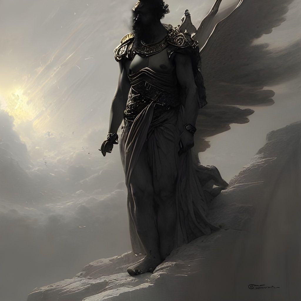 Emperor Demoriel Portrait in Detailed Fantasy Style