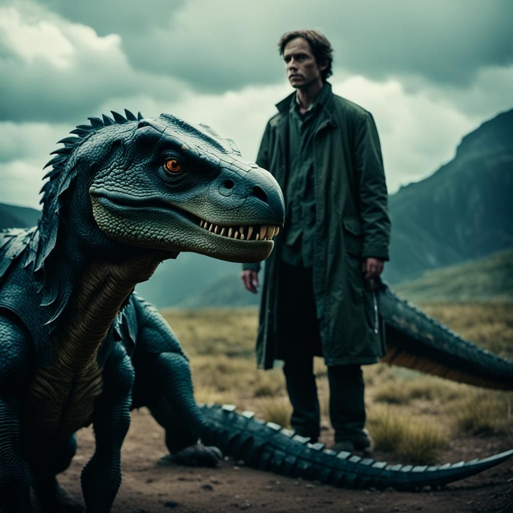 Dramatic Film Still with Cinematic Lighting