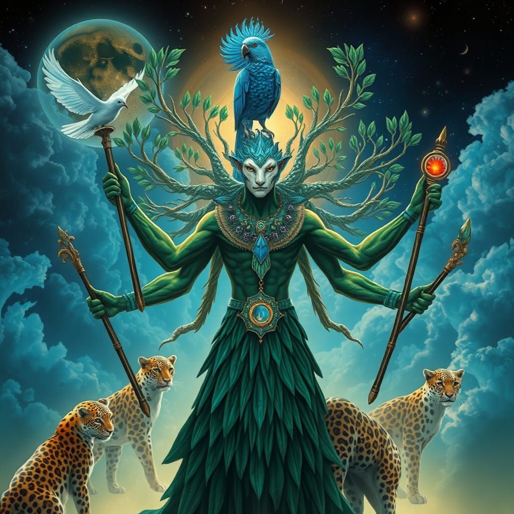 Blue Leopard Shaman: Guardian of Time and Space