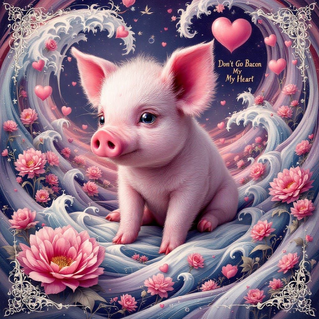 My nose is an upside down heart ❤️