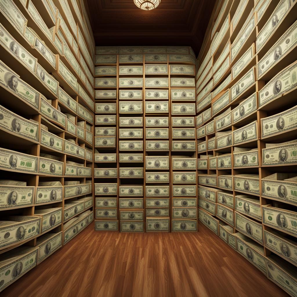 House Filled with Five Billion Dollars