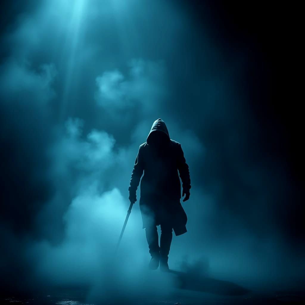 Cinematic Portrait of a Mysterious Figure