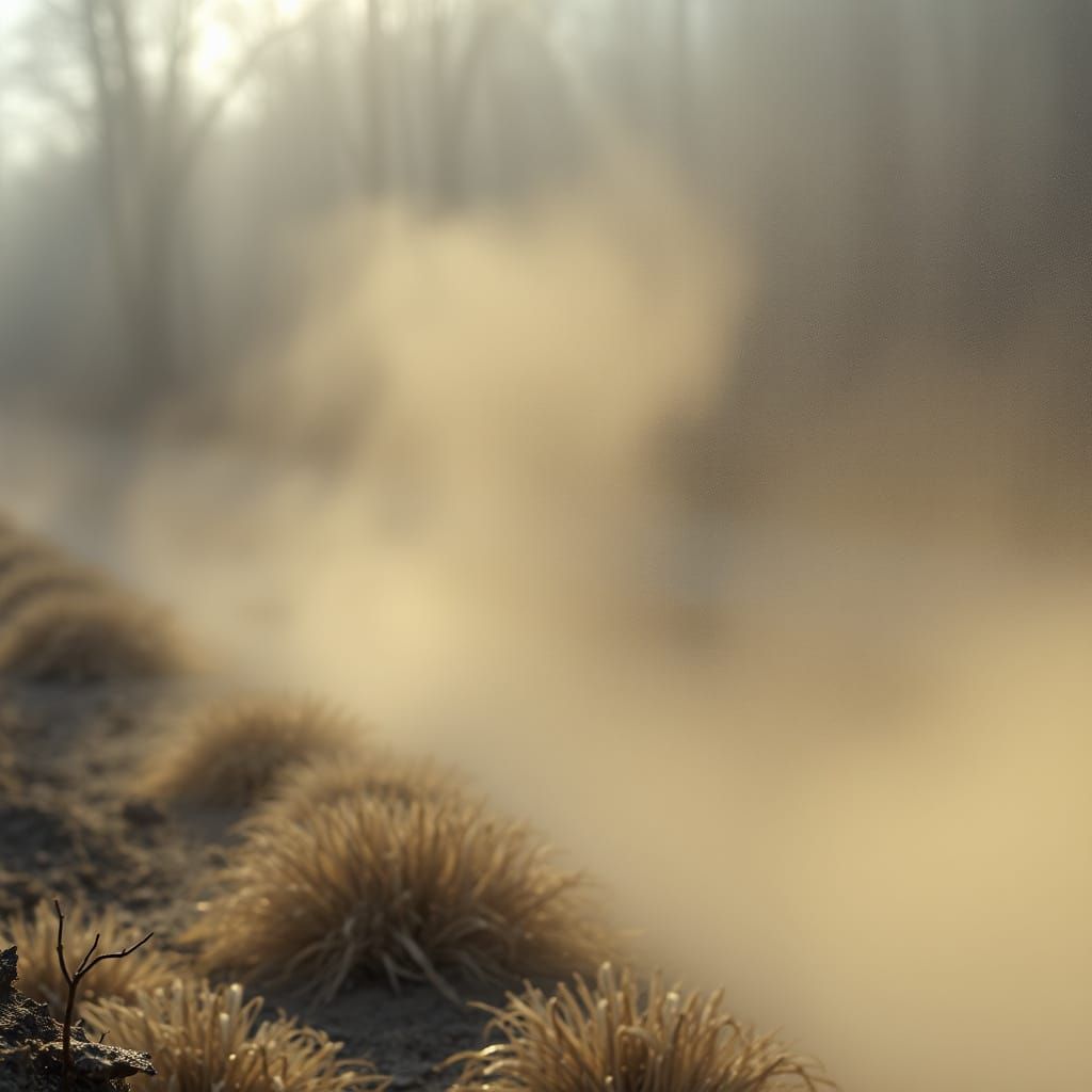 Everything Fading to Dust: An AI Rendering