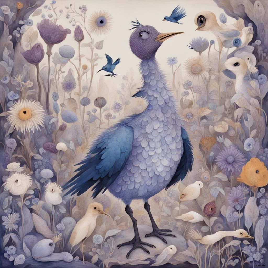 Dodo Tells a Joke in Wonderland