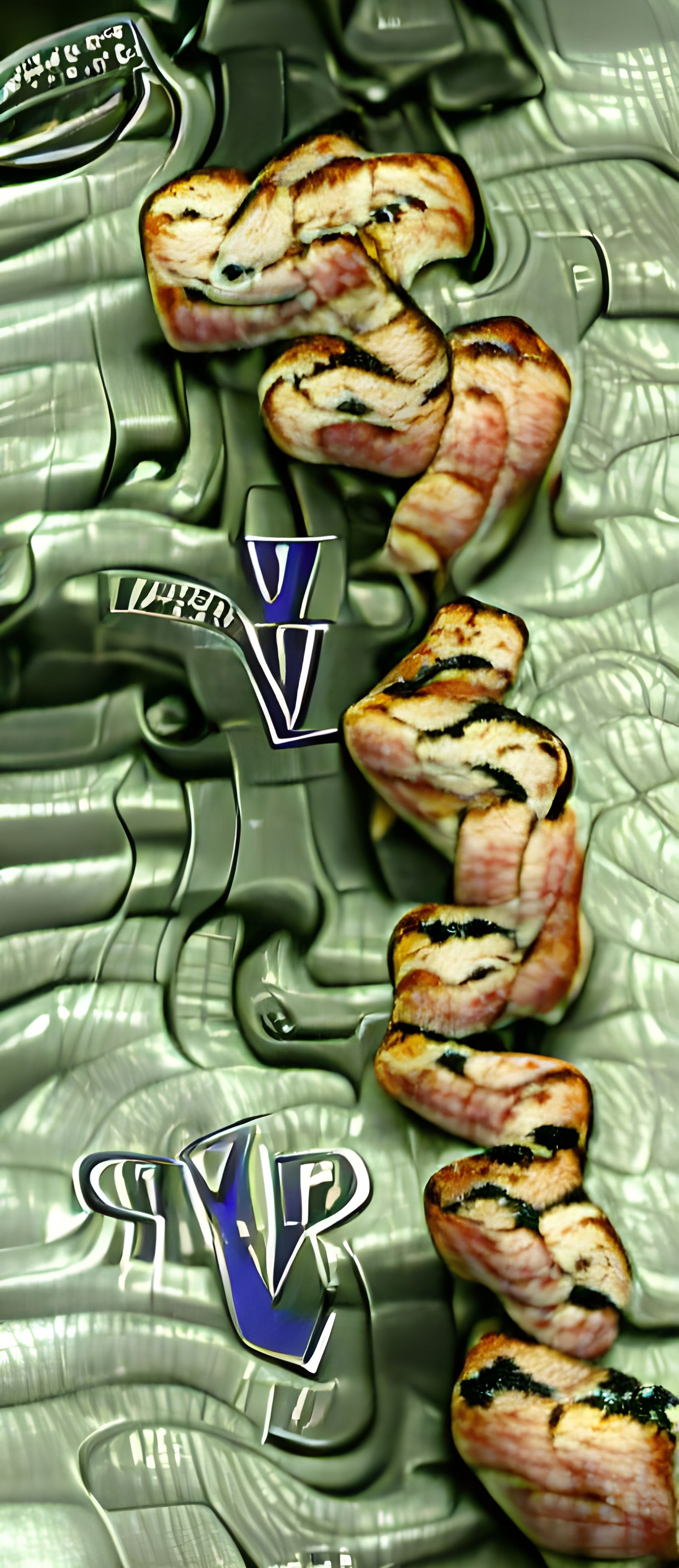 Repeating Viper Pattern: Small to Large