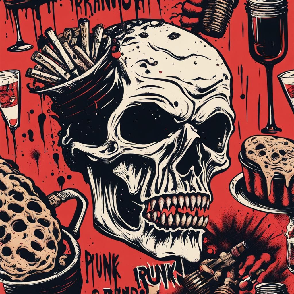 Horror Punk Fusion: A Visual Mashup