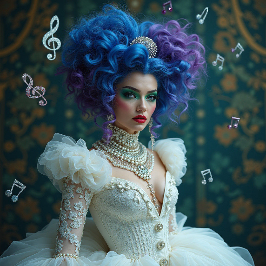 Avant-Garde Fashion Magazine Cover in Surreal Style