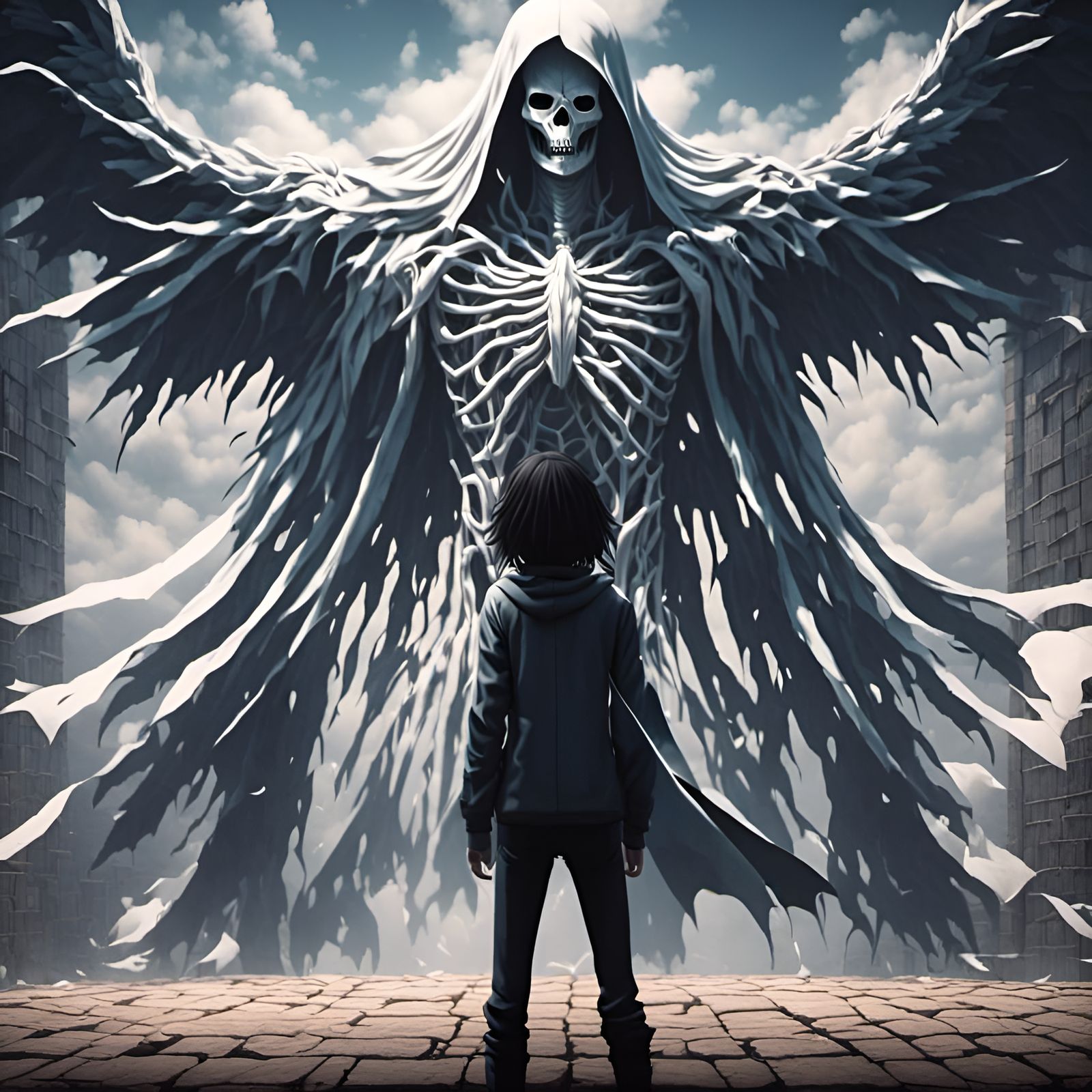 Epic Anime Ghost Scene