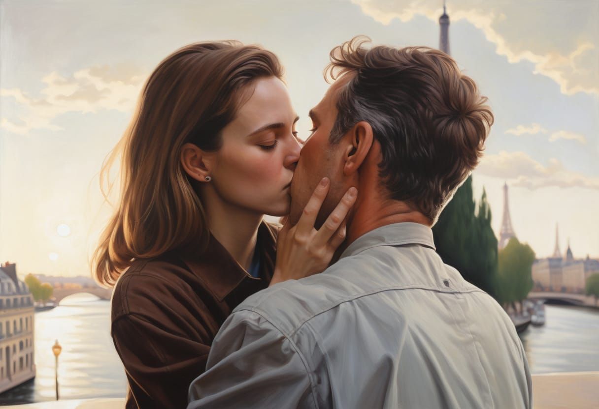 Ethereal Parisian Love in Soft Focus
